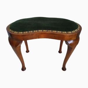 Antique Victorian Piano Stool in Kidney Shape