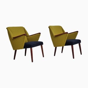 Dänische Sessel aus Holz & Teak, 1960er, 2er Set