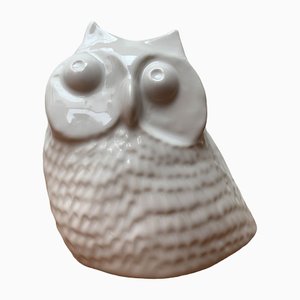Mid-Century Danish Ceramic Owl Sculpture From Søholm, 1960s
