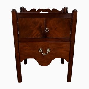 Travel Cabinet in Solid Mahogany, Late 18th Century