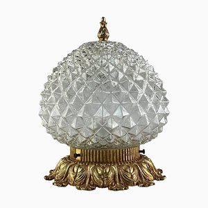 Mid-Century Ceiling or Wall Lamp in Glass