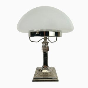 Verchromte Vintage Damenlampe, 1930er