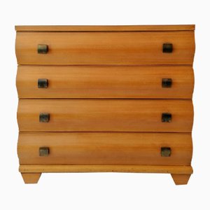 Large Postmodern Wavy Chest of Drawers, USA, 1980s