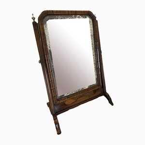 Antique George I Walnut Dressing Table Mirror