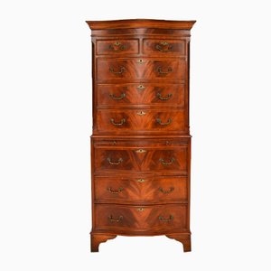 Georgian Style Serpentine Fronted Chest, 1930s