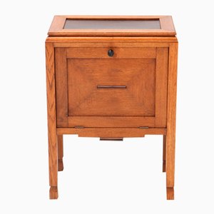 Mueble escolar Amsterdamse Art Déco de roble, años 20