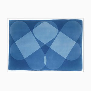 Symmetrical Icon, 2022, Cyanotype