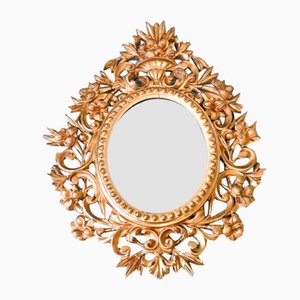 Espejo dorado al estilo de Luis XVI, década de 1700