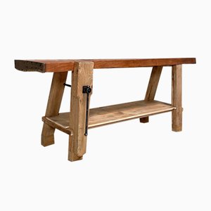 Vintage Workbench in Solid Wood