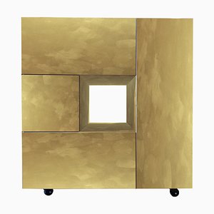 Cubo Gold Anrichte von Ferdinando Meccani für Meccani