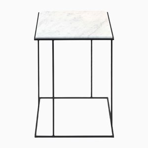 Carrara Beistelltisch mit Marmorrahmen von Nicola Di Froscia für DFdesignlab