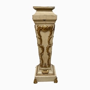 Mesa pedestal francesa decorativa