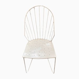 Mid-Century White Chair by Jowladar & v. Mödlhammer for Sonett, 1950s