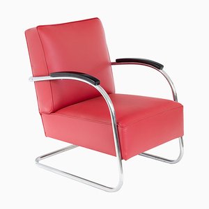 Sillón Bauhaus en rojo, 1930