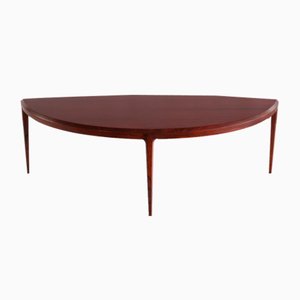 Demilune Coffee Table in Rosewood by Johannes Andersen for CFC Silkeborg, 1960s