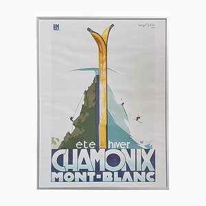 Affiche Chamonix Mont-Blanc par Henry Reb, 1933