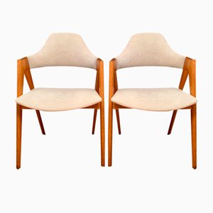 Danish Compass Chairs by Kai Kristiansen for Sva Møbler, 1960s, Set of 2