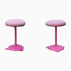 Tabourets Postmodernes, Italie, 1980s, Set de 2