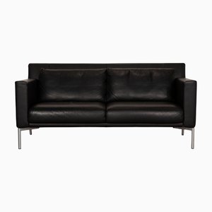 Walter Knoll Jason Leather Sofa Black Two Seater Couch Function From Walter Knoll / Wilhelm Knoll