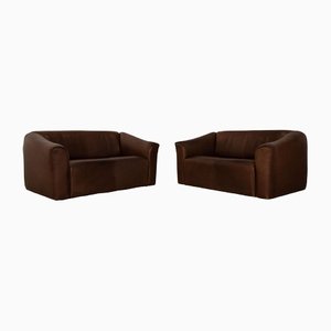 Leather DS 47 2-Seater Sofas from de Sede, Set of 2