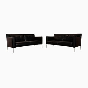 Leather Jason 2-Seater Sofas by Walter Knoll, Set of 2