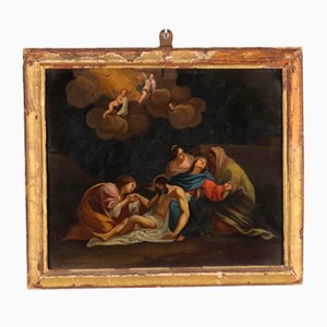 Dipinto con composizione religiosa, XVI secolo, olio su tela
