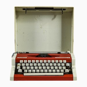 Traveler De Lux Writing Machine from Olympia, Germany, 1970s