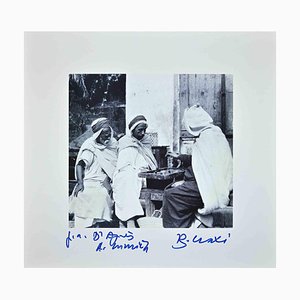 Bettino Craxi, Arab Game, Original Photolithograph, 1990er