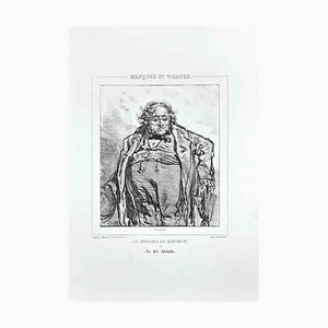 Paul Gavarni, Les Invalides du Sentiment, Original Lithographie, 1850er