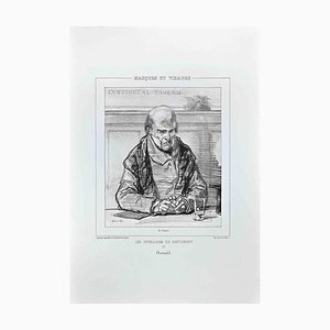 Paul Gavarni, Les Invalides du Sentiment, Oswa, Original Lithographie, 1850er