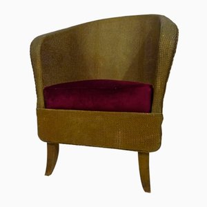 Velvet Bedroom Chair from Lloyd Loom