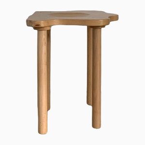 Wooden Stool by Rene Herbst