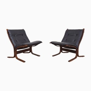 Mid-Century Siesta Lounge Chairs by Ingmar Relling for Westnofa, 1960s, Set of 2