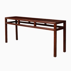 Straight Legged Walnut Altar Table