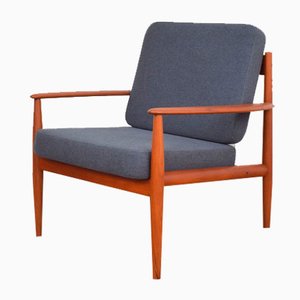 Mid-Century Danish Teak Lounge Chair by Grete Jalk Dla France & Søn for France & Søn / France & Daverkosen, 1960s