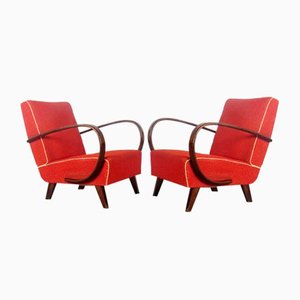 Armchairs by Jindřich Halabala for UP Racing, Set of 2