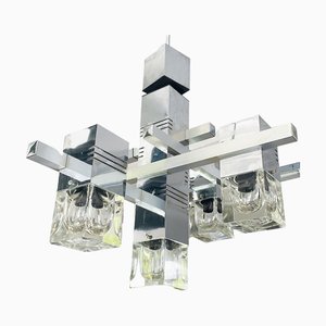 Cubic Ceiling Lamp by Gaetano Sciolari for Maz