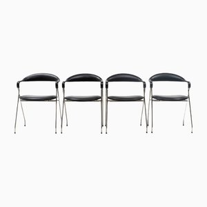 Saffa Chairs by Hans Eichenberger for Dietiker, Switzerland, 1980s, Set of 4