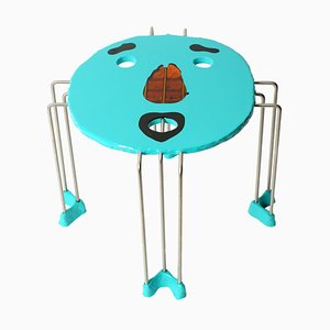 Low Turquoise Triple Play Coffee Table by Gaetano Pesce for Fish Design
