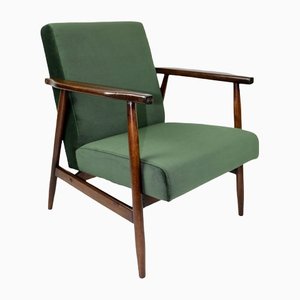 Vintage Green Olive Easy Chair, 1970s