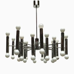 Lustre Space Age Mid-Century de Doria Leuchten, Allemagne, 1960s