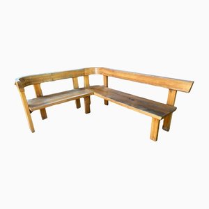 Modular S35 Benches by Pierre Chapo, 1960s, Set of 2