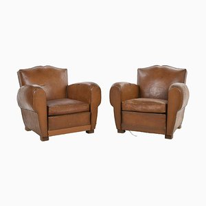Mustache Club Armchairs, Set of 2