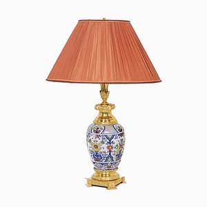 Antique Table Lamp in Earthenware