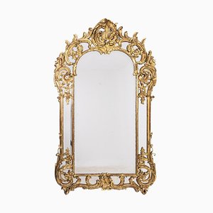 Regency Stil Spiegel aus Vergoldetem Holz, 1880