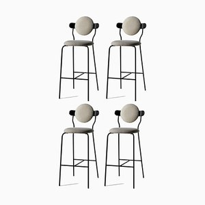 Planet Bar Chair by Jean-Baptiste Souletie, Set of 4