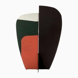 Biombo Kazimir abstracto con revestimiento de Jersey Type C de Colé Italia