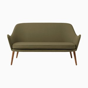 Olivgrünes Dwell 2-Sitzer Sofa von Warm Nordic