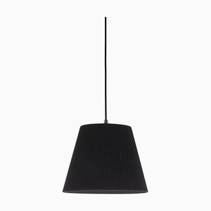 Black Sísísí Conical Mt1 Pendant Lamp by Santa & Cole