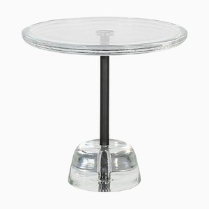 Low Transparent Black Pina Side Table by Pulpo